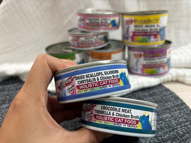 女人知己試用大隊,口碑行銷,部落客行銷,PURRFACT 波菲特貓用主食罐,主食罐,PURRFACT波菲特,貓主食罐,貓罐,PURRFACT波菲特貓用主食罐,魚肉蔓越莓主食罐,鮮嫩雞主食罐,鹿肉雞肉主食罐,牛肉鵪鶉貓主食罐,干貝蠶蛹配方,鱷魚肉白木耳配方,雞肉魚肉配方,安心鶉配方,評價,體驗,適口性佳,心得,成貓適用,高齡貓適用,質地是慕絲狀